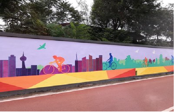 汉中墙体彩绘-围墙