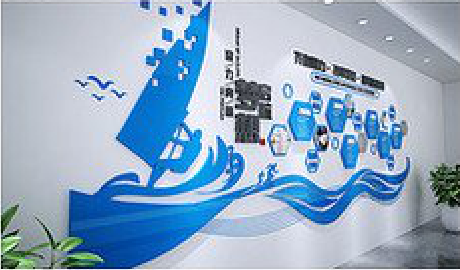 汉中海浪主题文化墙如何设计？
