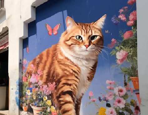 汉中自己绘制有个性的手绘墙