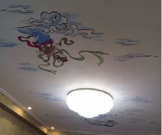 汉中如何快速绘制天花板上的手绘墙？